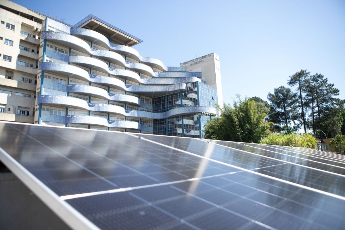 Sistema de energia solar do HC São Bernardo já está em funcionamento; economia será de R$ 1 milhão/ano