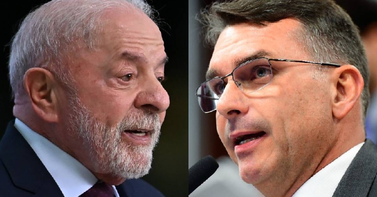 Pesquisa mostra o estado onde Lula tem 23 pontos de vantagem sobre Flávio Bolsonaro