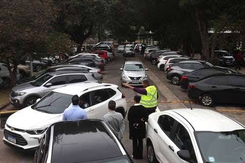 Praça para carros de aplicativo sobre garagem de Congonhas entra na pauta do Conpresp com proposta de indeferimento por