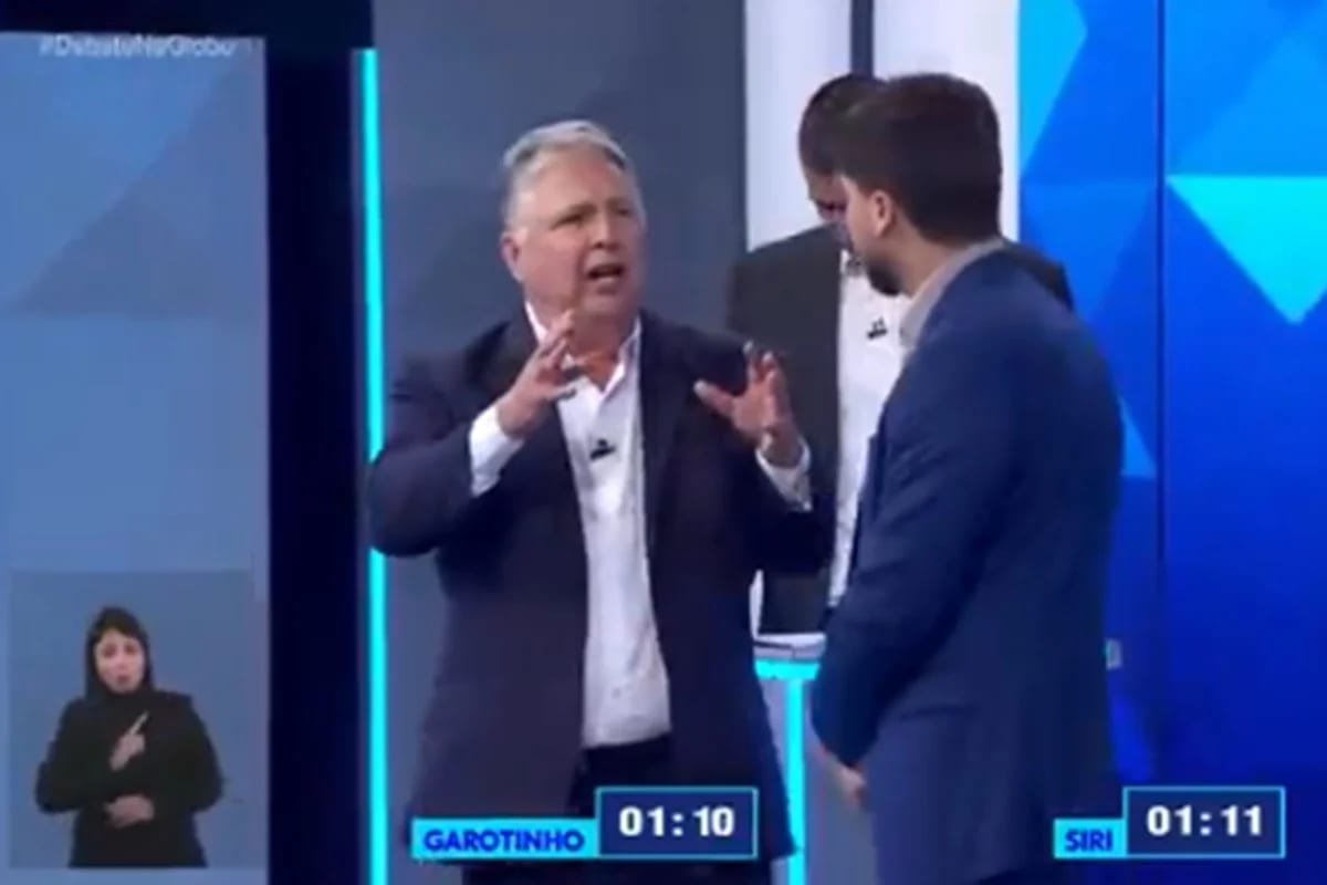 Garotinho cita 'Leitinho Feliz' e adversários riem durante debate na TV Globo