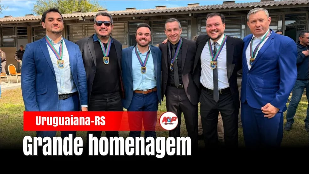 Comando Regional da PM entrega comendas a prefeitos em Uruguaiana