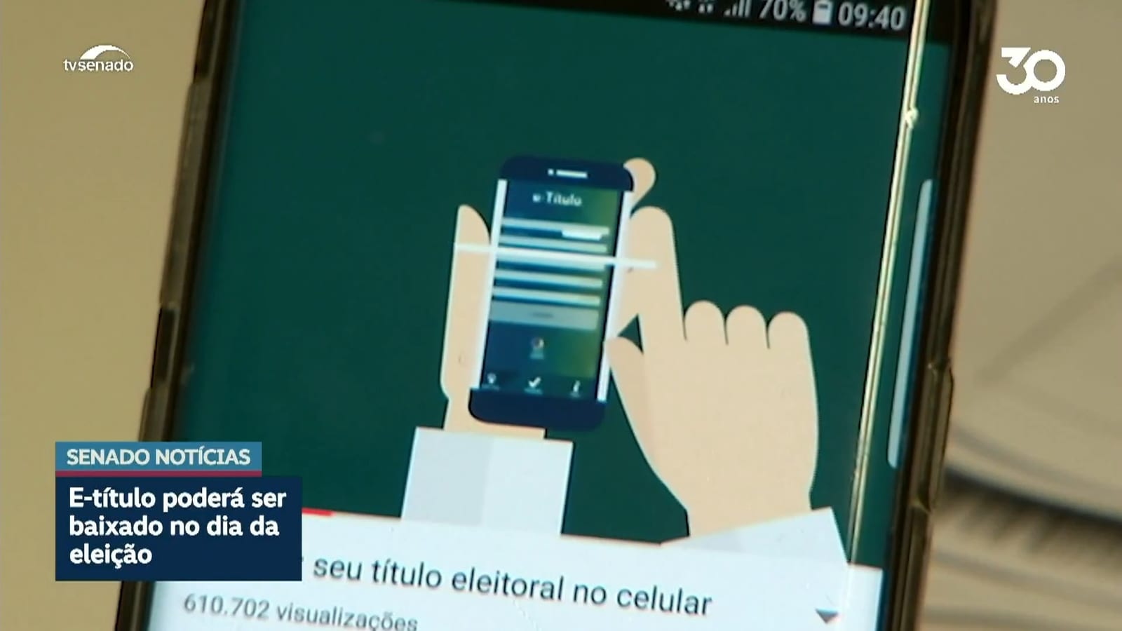 TSE libera download do e‑título no dia da votação