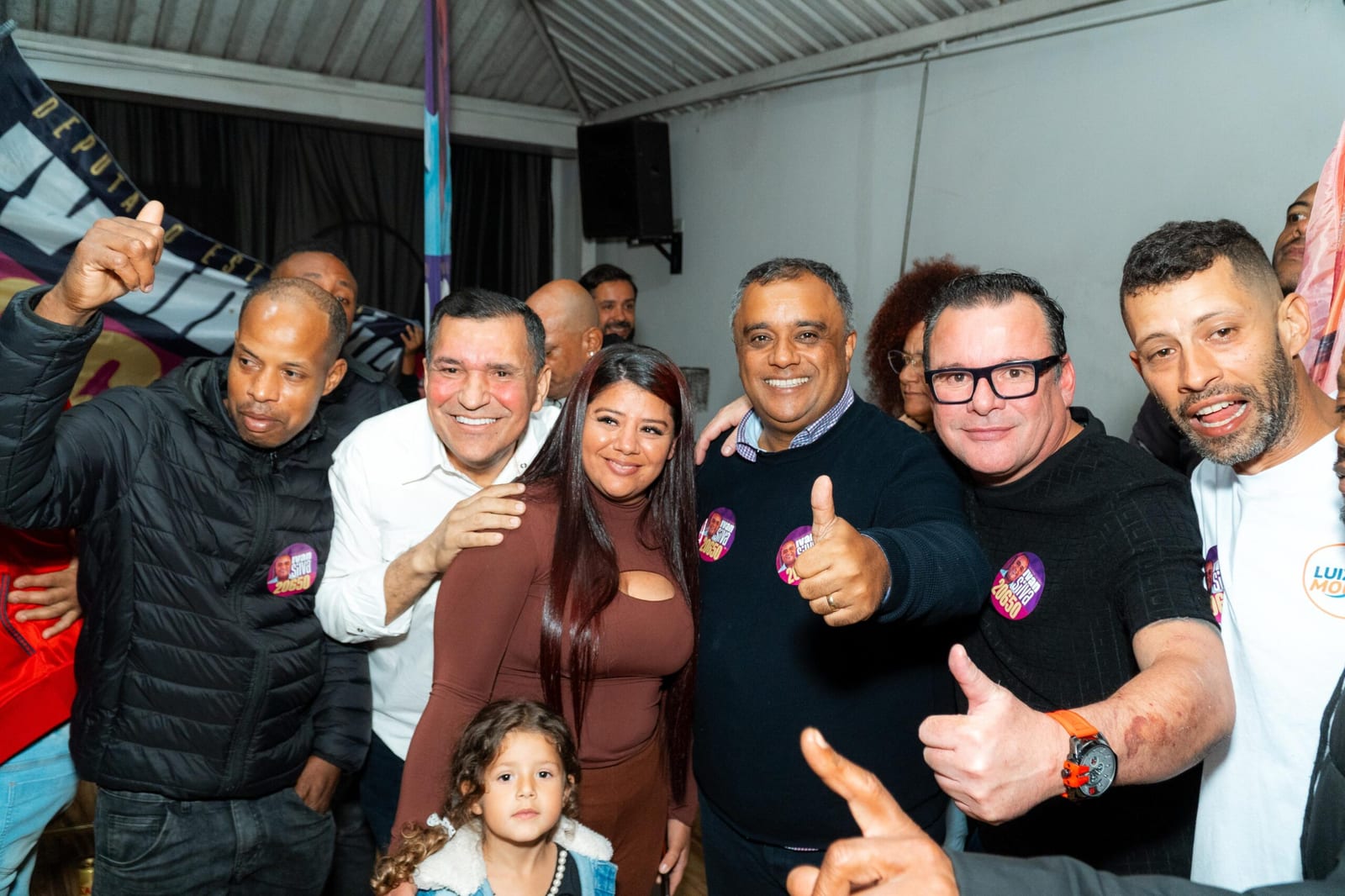 Ivan Silva faz dobrada com Luiz Moura em Suzano, reunião reuniu centenas em 5/09