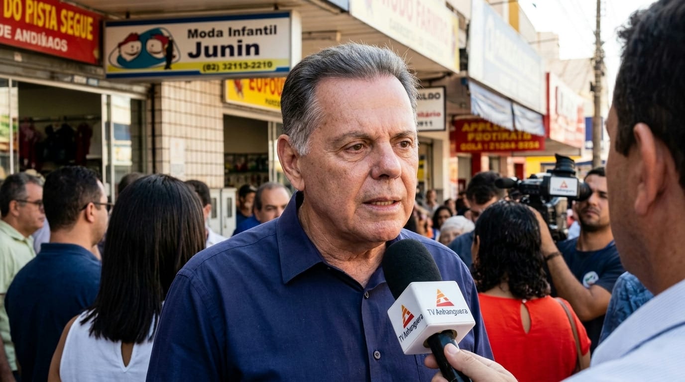 Marconi propõe ‘Vapt Vupt da Saúde’ e pacote econômico em caminhada em Goiânia