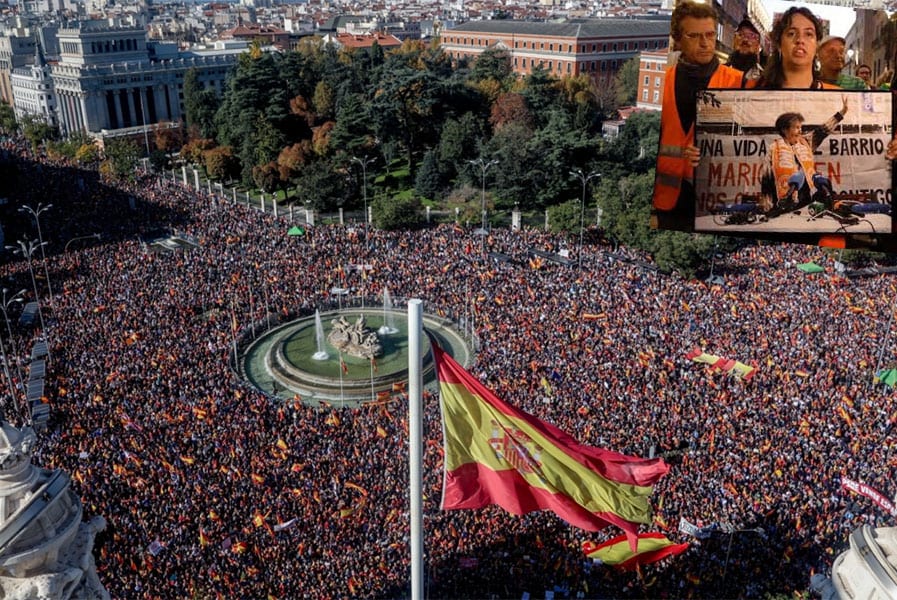Multidão se despede de Maricarmen nas ruas da Espanha e repudia extorsão nos aluguéis