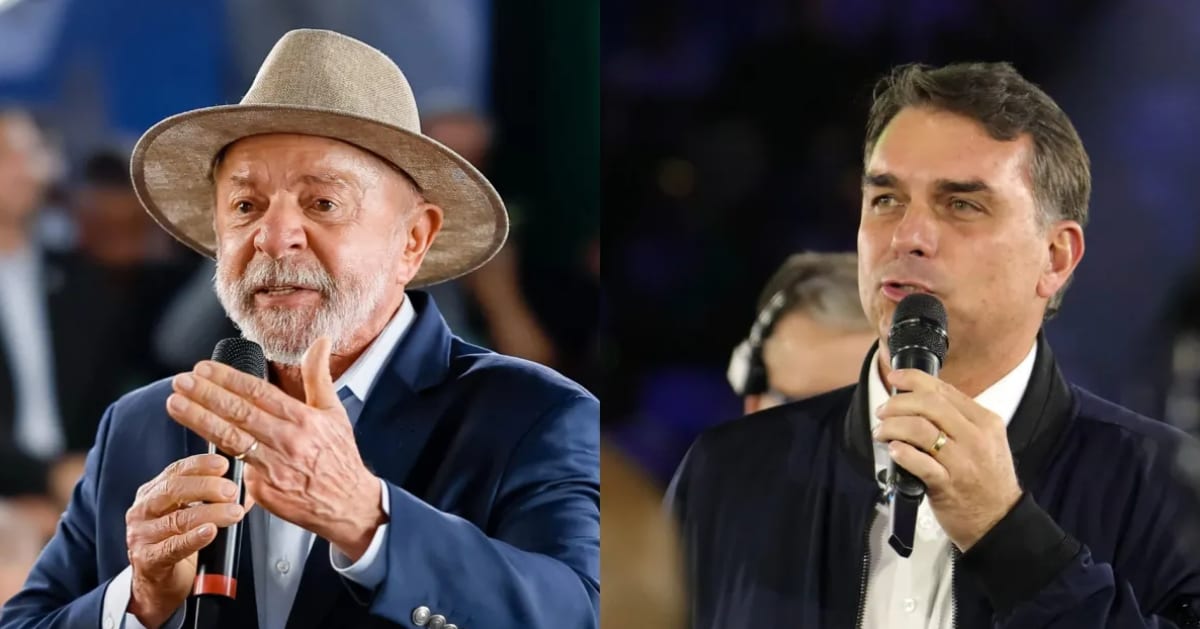 Vox Brasil: Lula tem 44,2% e Flávio Bolsonaro, 42,7% em cenário de 2º turno
