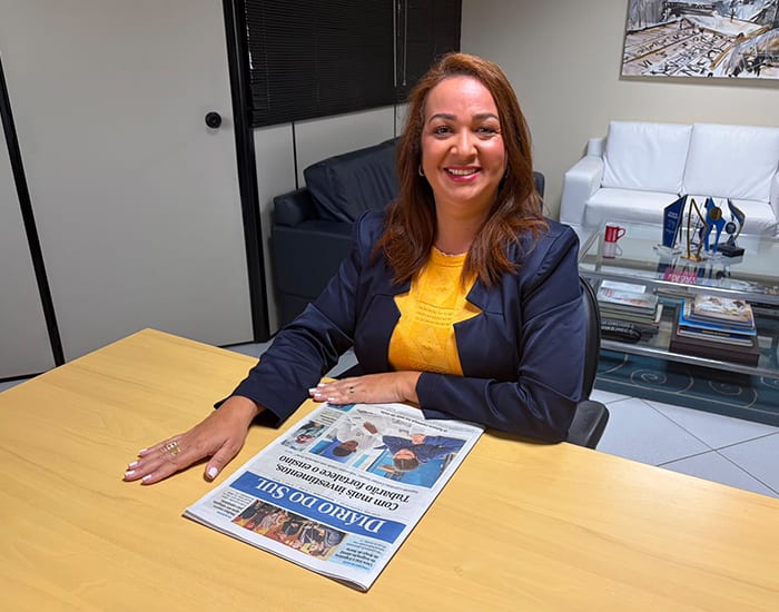 Patrícia Lisboa, 47, é candidata a deputada federal por Santa Catarina pelo PSD