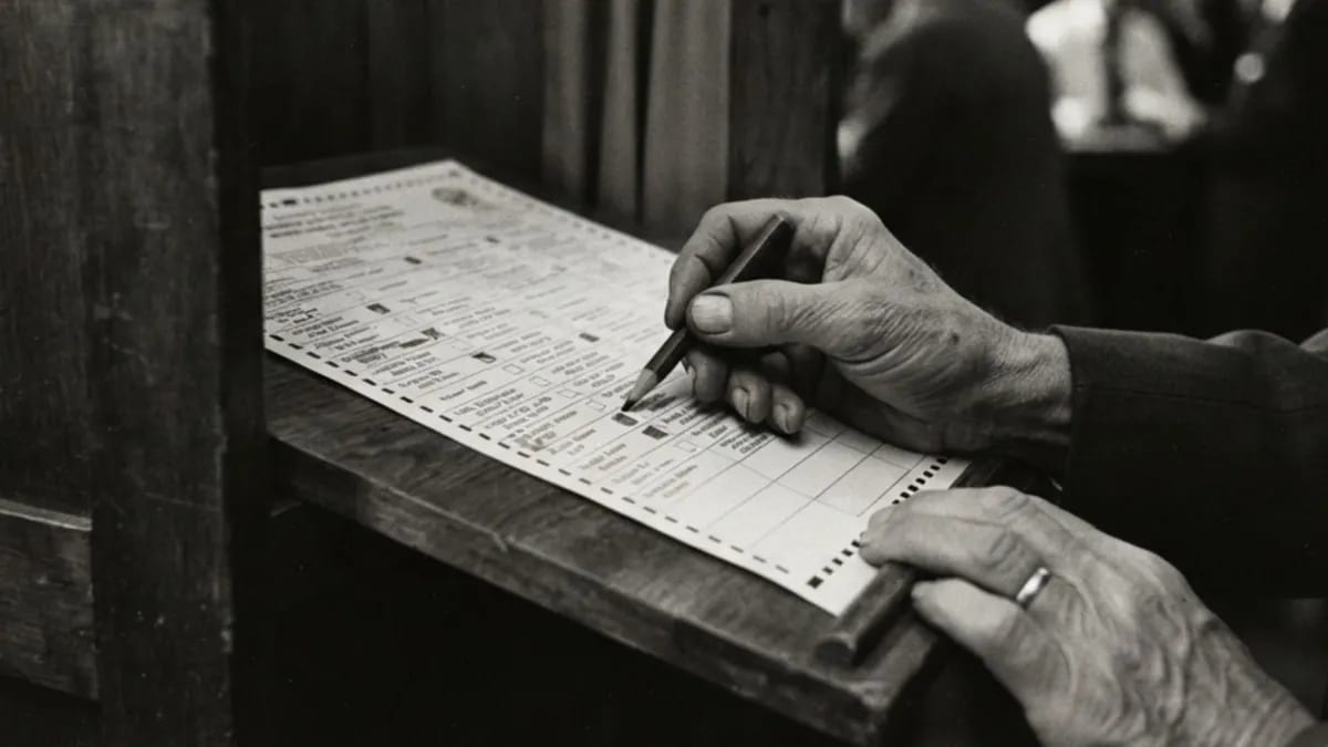 60 segundos na cabine de votação: saiba como era votar quando o Código Eleitoral cronometrava o tempo de cada eleitor no