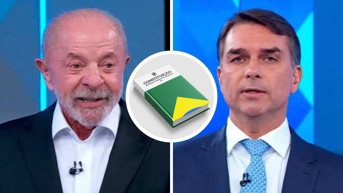 Lula votou contra a Constituição de 1988? Entenda tema abordado por Flávio Bolsonaro no último debate entre presidenciáv