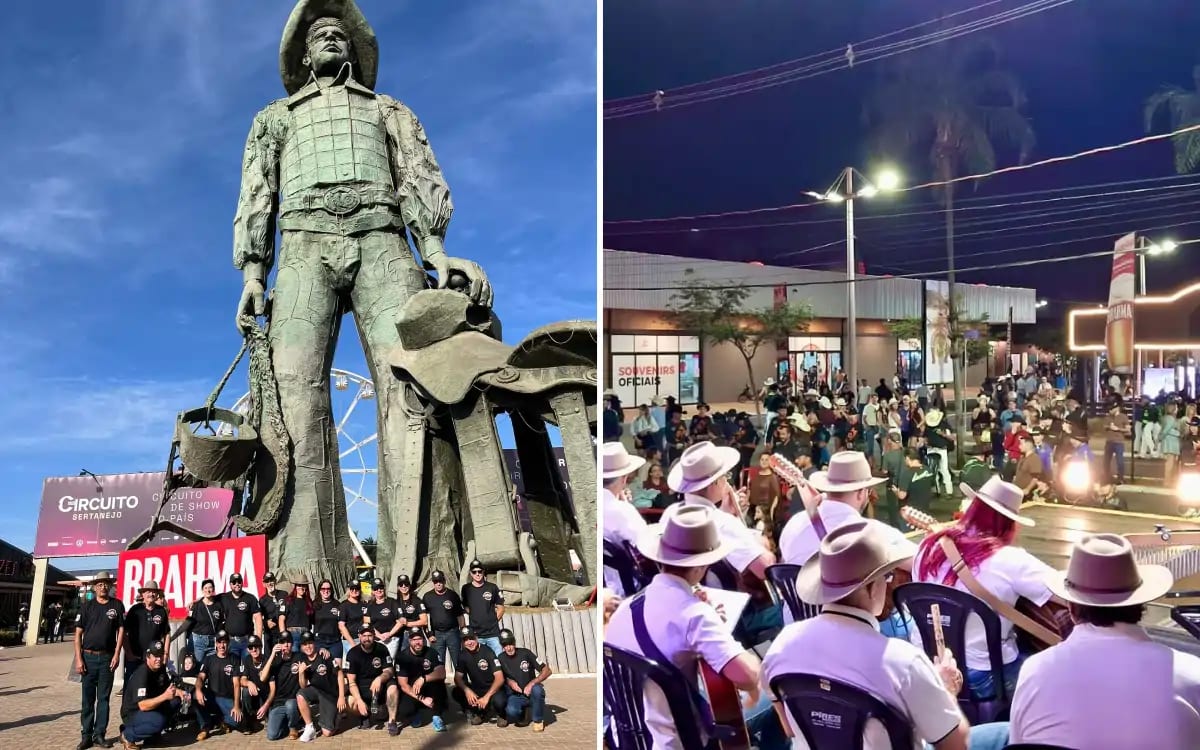 Entre violas e tradição, grupo de Bragança Paulista se apresentou pelo segundo ano em Barretos