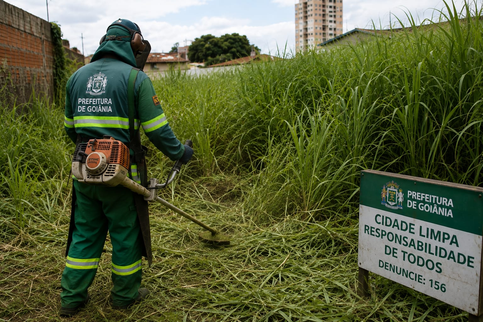 Goiânia notifica terrenos; limpeza obrigatória em oito dias
