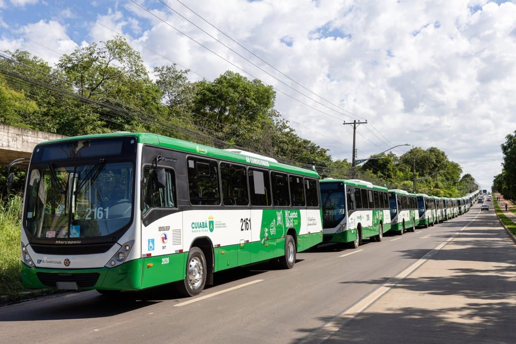 Cuiabá terá frota completa e ônibus gratuitos no domingo das eleições