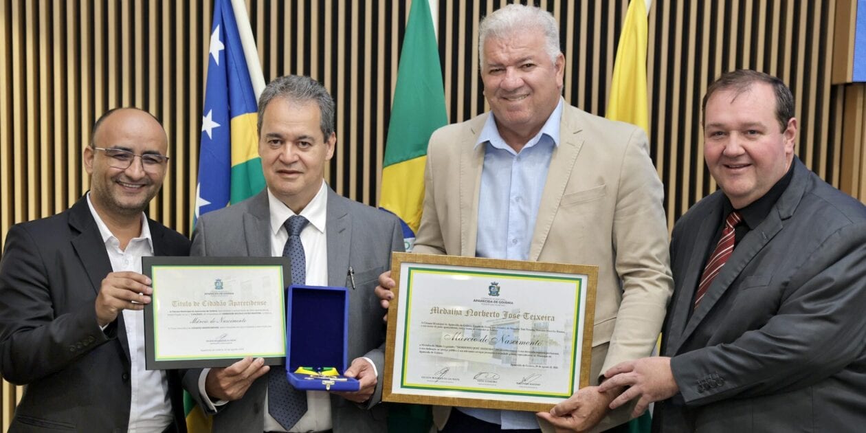 Câmara de Aparecida homenageia promotor Márcio do Nascimento pelos 32 anos de atuação