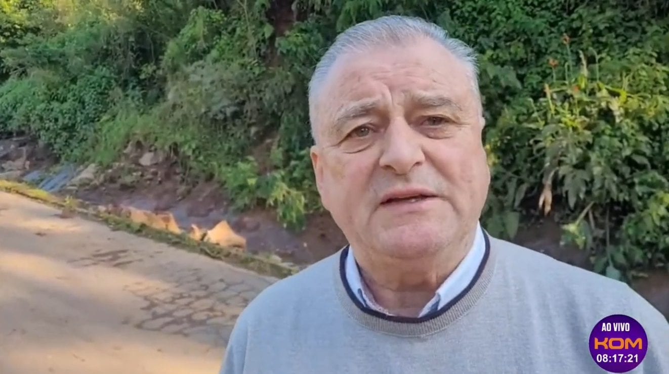 Chuvas danificam ponte entre Cotiporã e Bento Gonçalves; prefeito pede nova obra