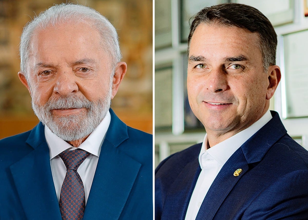 Vantagem de Lula sobre Flávio Bolsonaro supera resultado obtido em 2022 sobre Jair