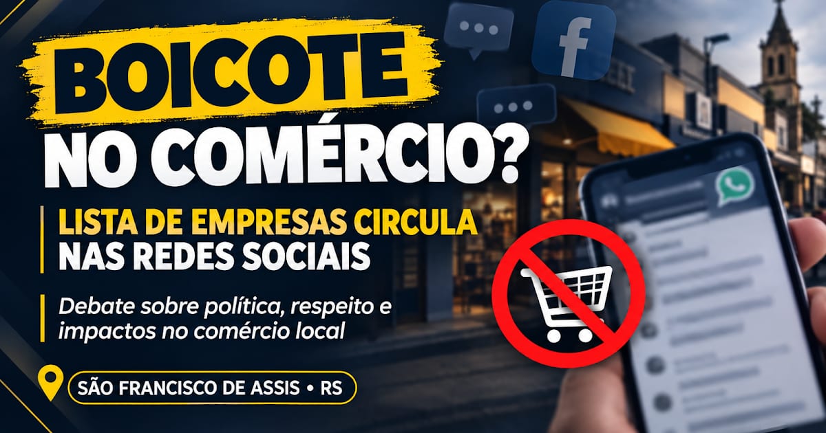 BOICOTE NO COMÉRCIO? LISTAS DE EMPRESAS VIRAM ALVO DE DISPUTAS POLÍTICAS NAS REDES SOCIAIS