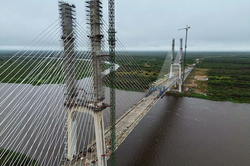 Trecho brasileiro da ponte sobre o Paraguai será chamado Ponte Heitor Miranda dos Santos