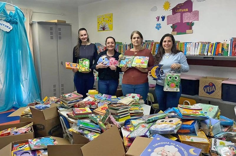 Secretaria de Educação de Nova Palma amplia acervo literário das escolas municipais