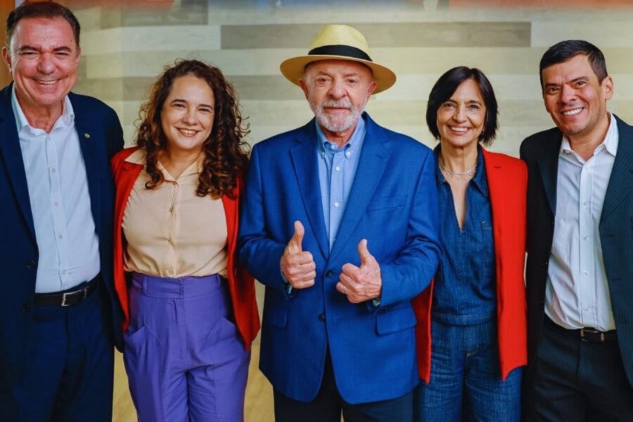 Lula recebeu candidatos da chapa do PT Goiás e gravou vídeos