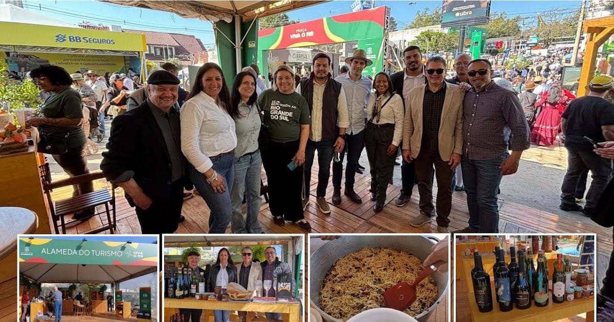 Com direito à tradicional massa frita, Dom Pedrito participa da 49ª Expointer, em Esteio