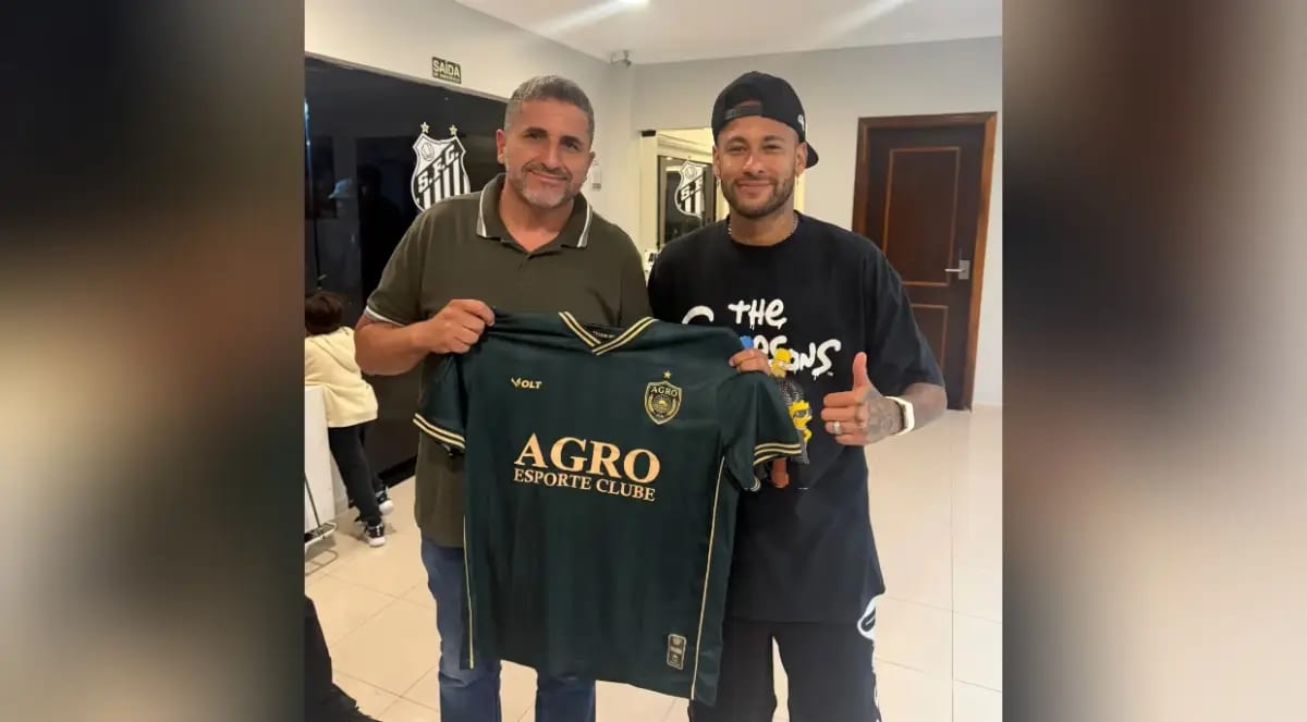 De Abecat a Agro: presidente visita Neymar no Santos