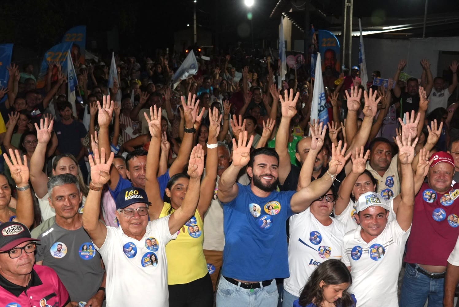 Léo Barbosa participa de reunião política em Tupiratins com Filó e Sandoval