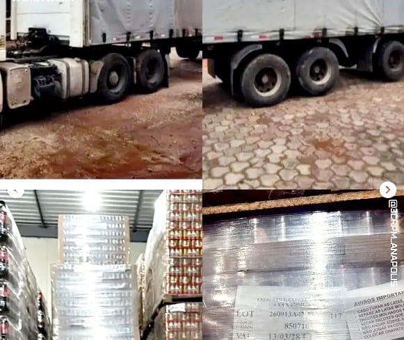 Polícia Militar recupera carga de energéticos avaliada em mais de R$ 300 mil