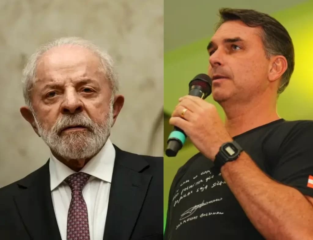 Flávio Bolsonaro tem 52% contra 48% de Lula em pesquisa BTG/Nexus