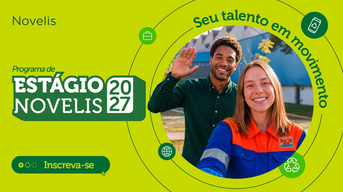 Novelis abre 47 vagas para Programa de Estágio 2027 em São Paulo