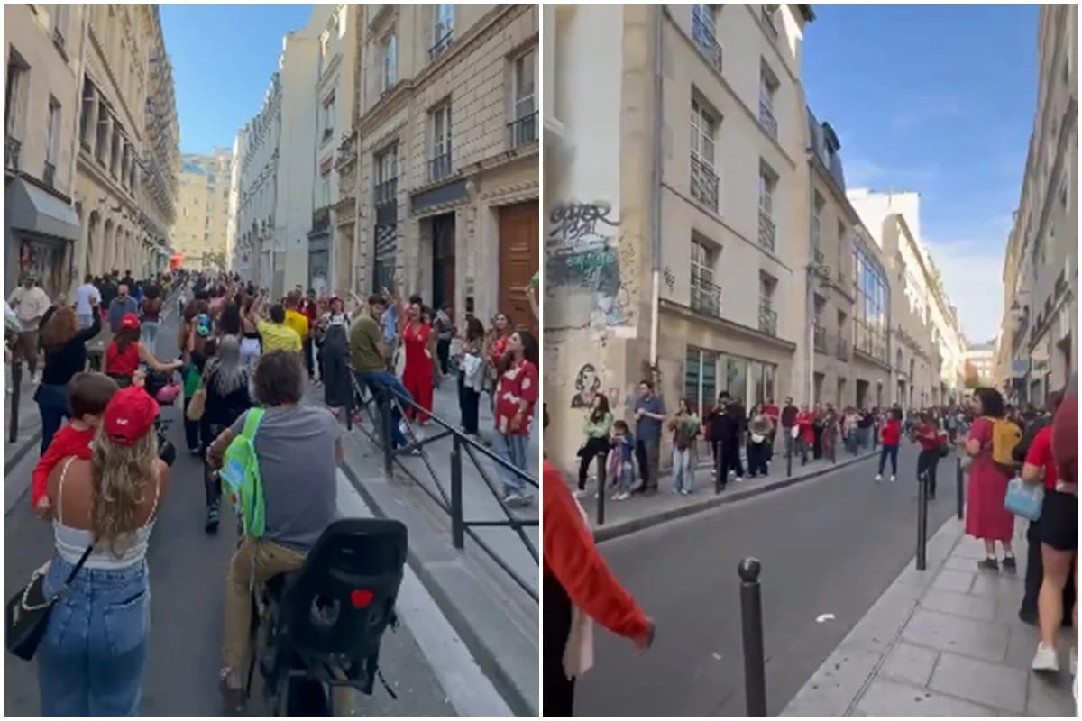Eleitores brasileiros enfrentam até 3 horas de fila para votar em Paris