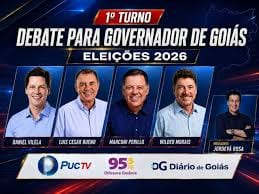 Debate na TV movimenta a disputa pelo governo de Goiás e marca início de uma semana decisiva
