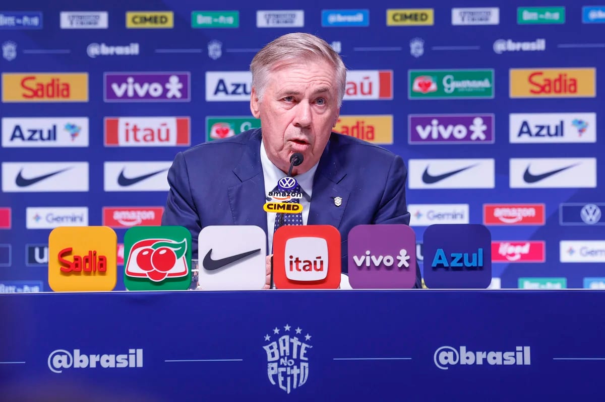 Convocação da Seleção: com gaúcho entre os estreantes, Ancelotti divulga lista para últimos jogos do ano