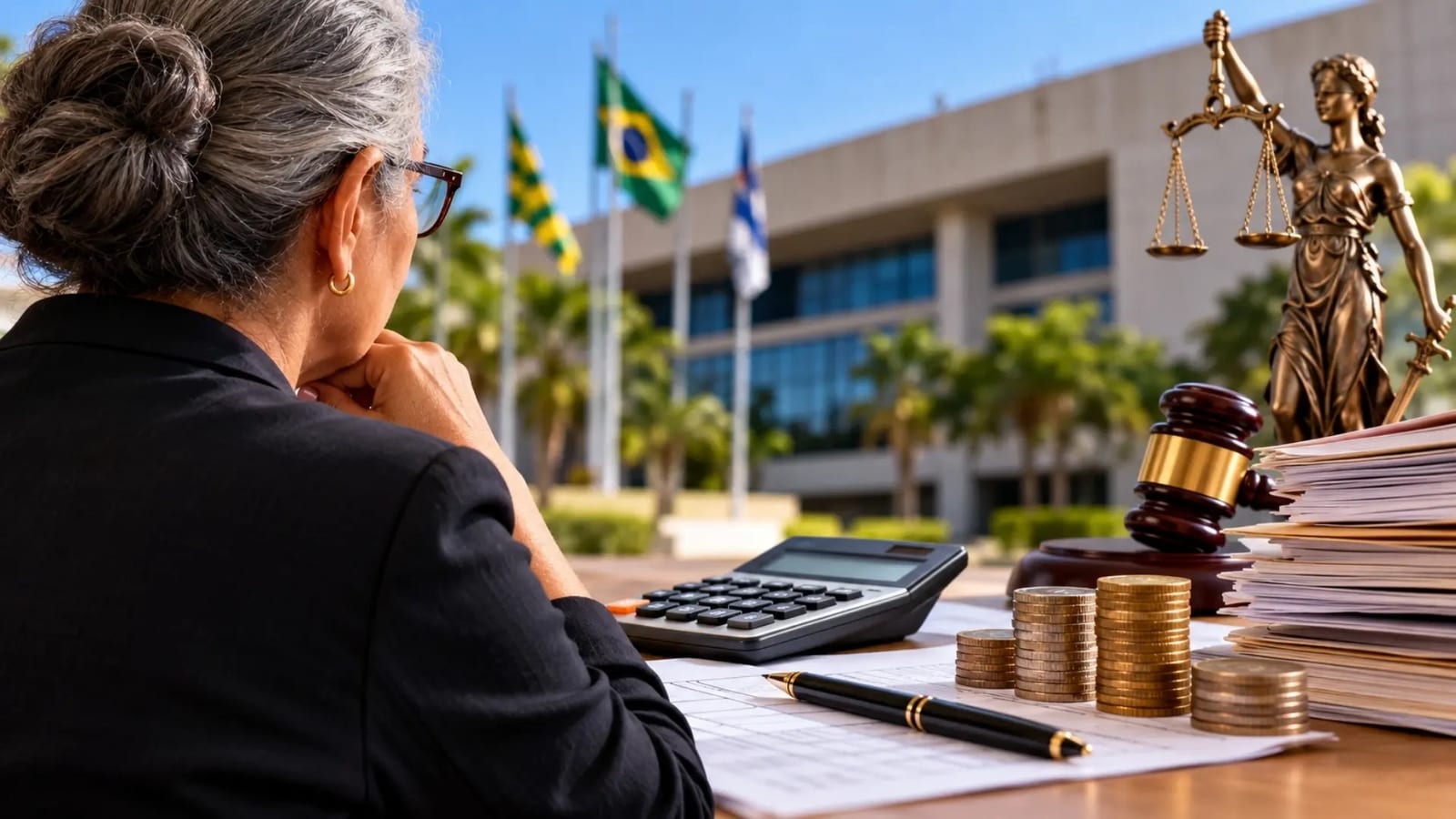Justiça manda recalcular aposentadoria de servidora de R$1.903,22 para R$8.966,14