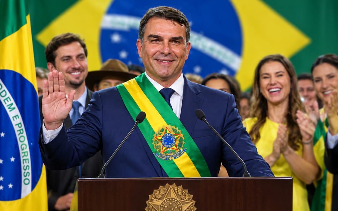 Flávio Bolsonaro diz que fuga “não é sinal de fraqueza”