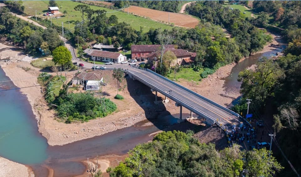 Sinimbu | Nova ponte reforça segurança e mobilidade na RSC-471