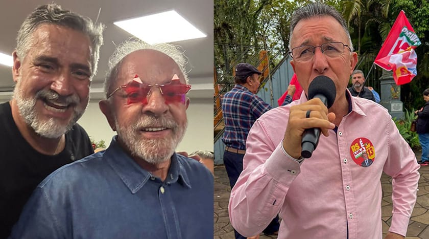 PÓS-PLEITO. Com vitória de Lula, Pimenta e Valdeci viram os interlocutores de SM com Brasília