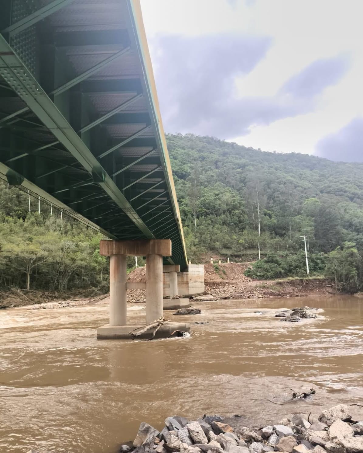 Ponte entre Guaporé e Anta Gorda está segura para tráfego
