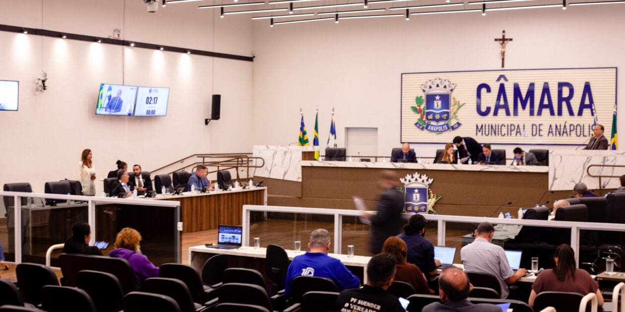 Confira o calendário das sessões ordinárias da Câmara de Anápolis em setembro