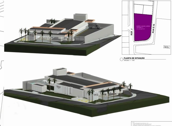 Márcio Corrêa divulga maquete e anuncia para breve início da obra do Hemocentro