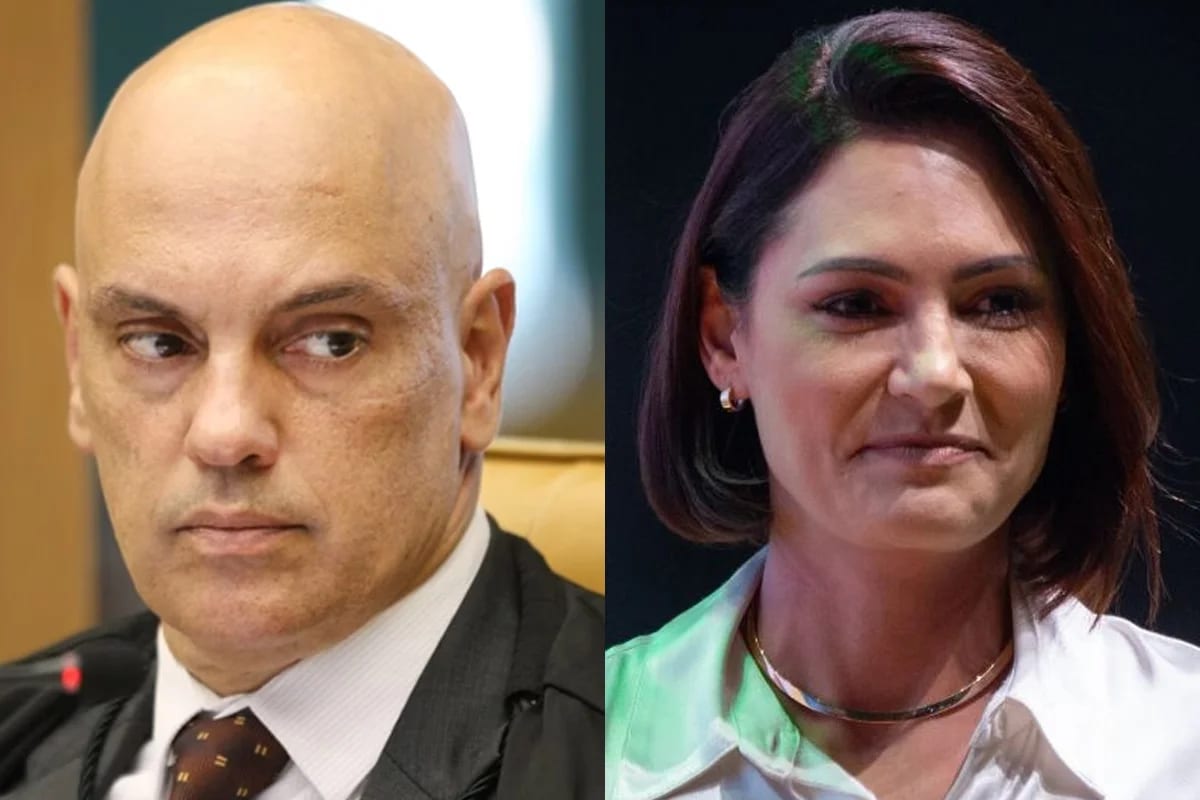 Michelle contesta autorização de Moraes para visitas a Bolsonaro