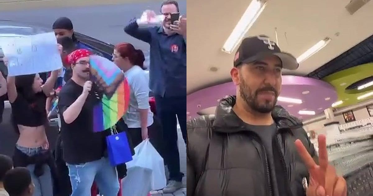 Apoiadores de Lula fazem ato na porta da Havan e eleitor bolsonarista grava: “Sai pra lá, aqui é 22” em SC