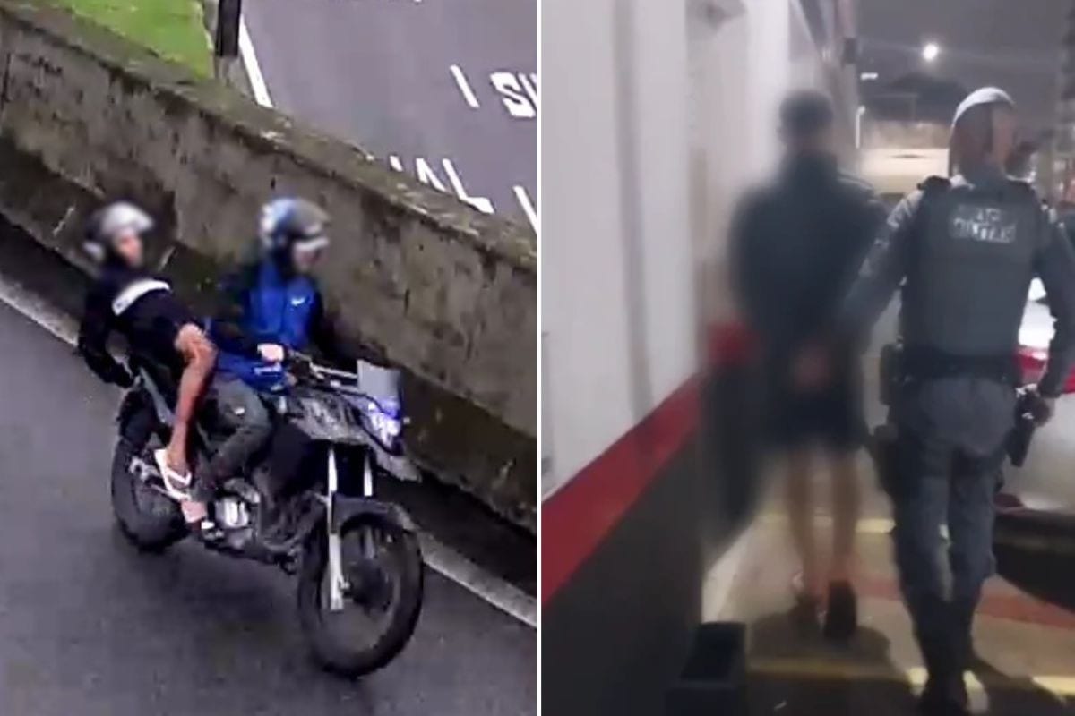 Assaltante é preso após roubar e atirar em pedestre no litoral de SP; VÍDEO