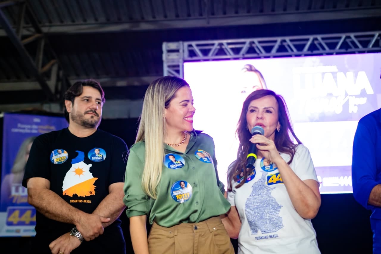 Luana Nunes reuniu Dorinha, Gaguim e Josi em ato em Palmas