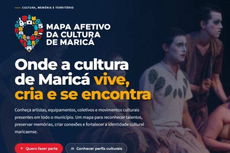 Maricá lança o Mapa Afetivo e Cultural em 23 de setembro