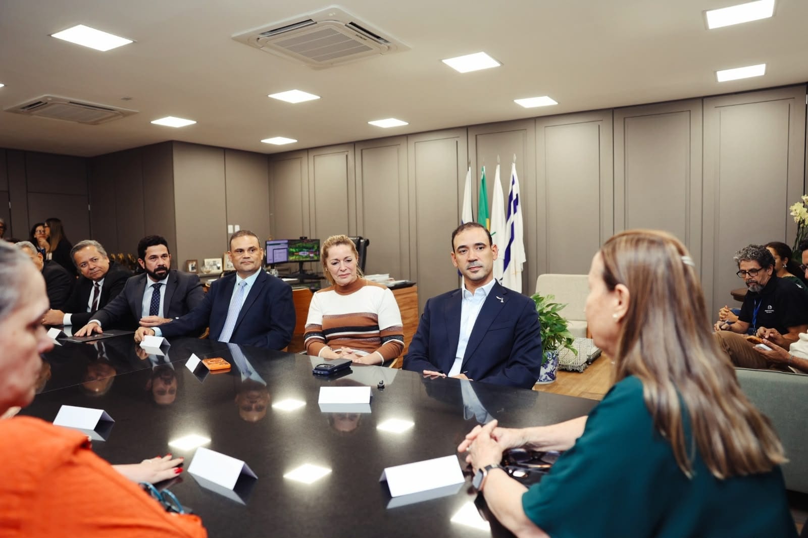 Vicentinho inicia visitas institucionais pelo Tribunal de Justiça e defende diálogo permanente entre os poderes