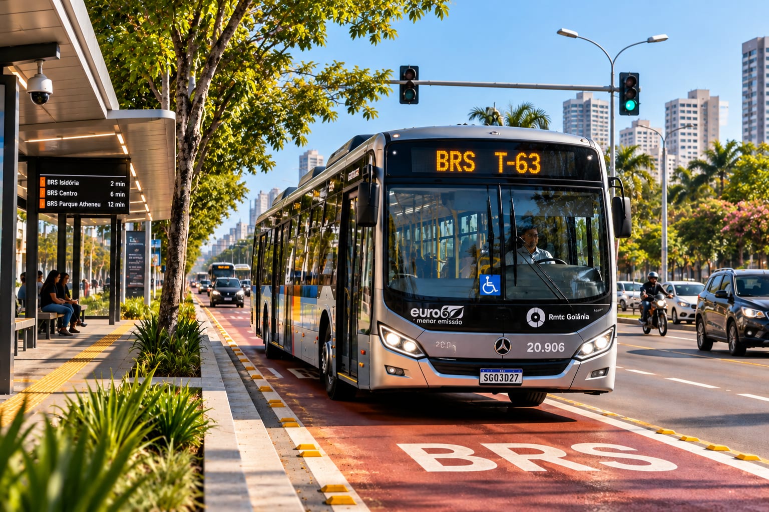 T-63 será primeira avenida de Goiânia a receber sistema BRS de transporte coletivo