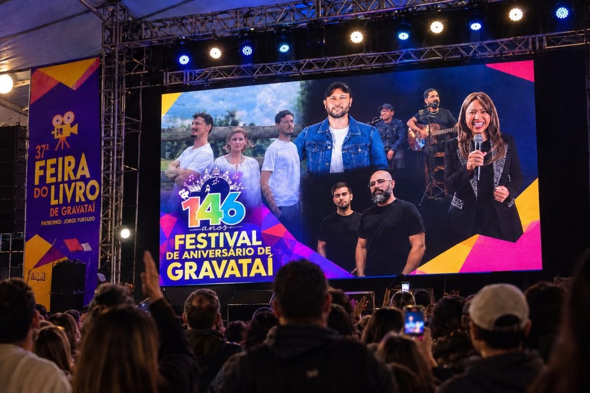 Feira do Livro de Gravataí comemora os 146 anos do município com Festival de Músicos e Bandas Locais