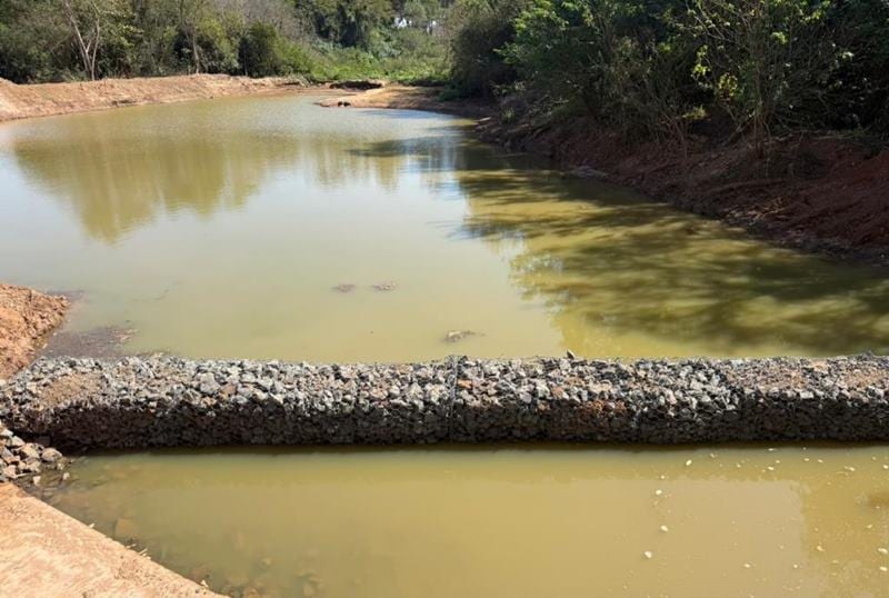 Fernandópolis conclui implantação de 20 gabiões na bacia da Represa Municipal