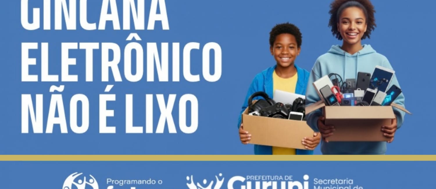 Gincana “Eletrônico Não é Lixo” mobiliza escolas e comunidade de Gurupi para o descarte correto de resíduos