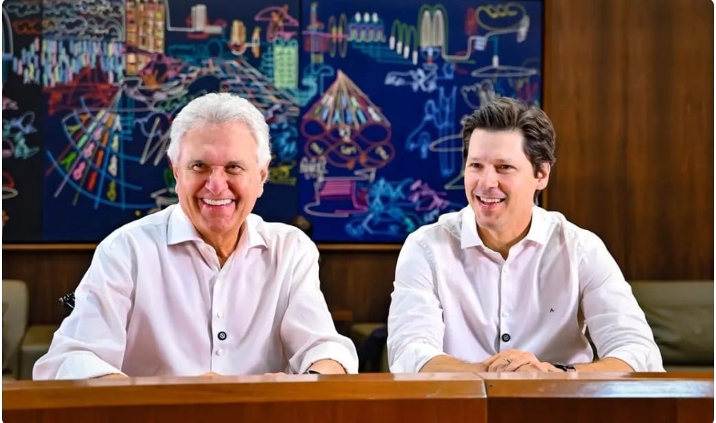 Daniel Vilela e Ronaldo Caiado comentam resultado da eleição presidencial em coletiva nesta noite